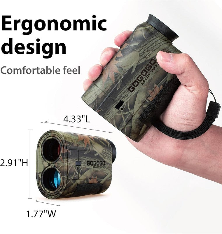 GS06CA Hunting Rangefinder 1200Yds Angle & Horizontal Distance for Hunters5