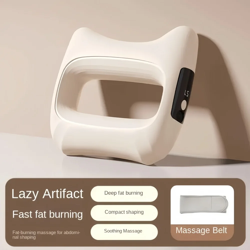 Fascia Ring Vibration Massager with Belt for Relaxation, White1