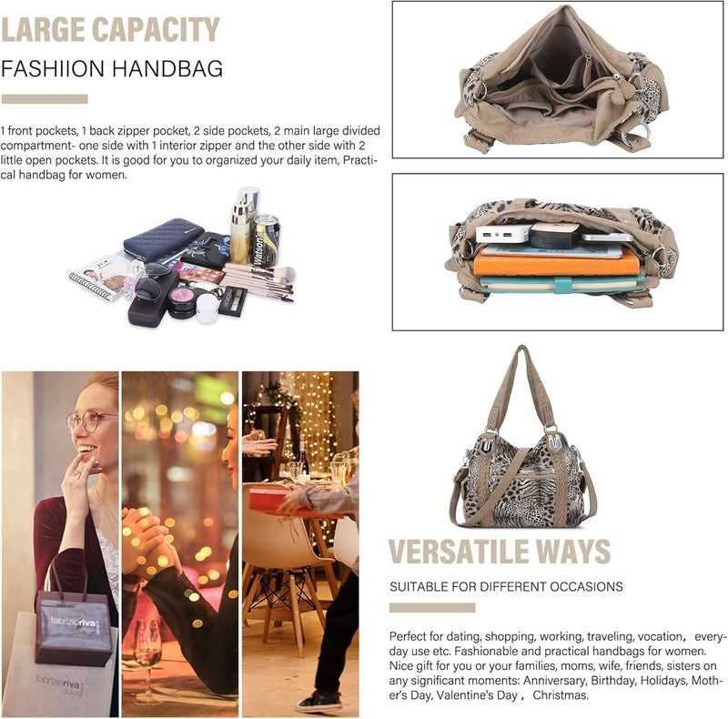 Purses for Women Soft PU Leather Shoulder Bag Crossbody Purse and Handbags6