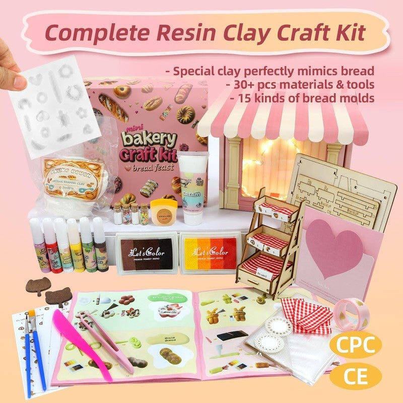 Girls Crafts Ages 8 12 Creative Craft Kits for Kids and Adults DIY Mini Bakery M1