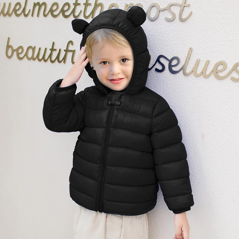 Baby Toddler Winter Coat Bear Hood Puffer Jacket 6M 3T Boys Girls Warm3