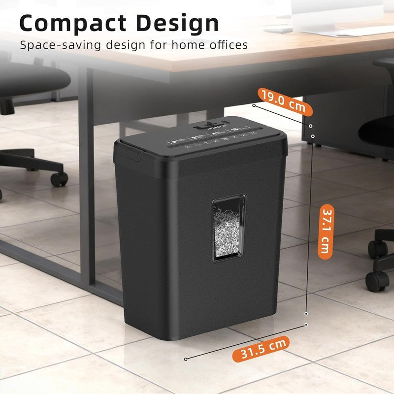 8 Sheet Cross Cut Paper Shredder P 4 4.2Gal Credit Card Home Office Portable7