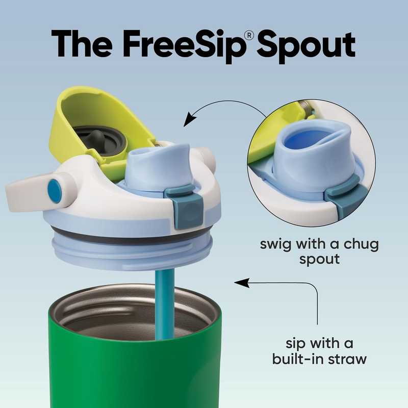 Owala FreeSip Sway 30oz Insulated Stainless Steel Water Bottle Green1