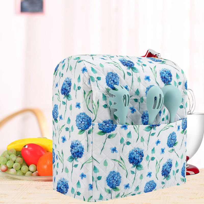 Hydrangea Stand Mixer Cover Fits KitchenAid 5 8 Qt w/ Pockets6