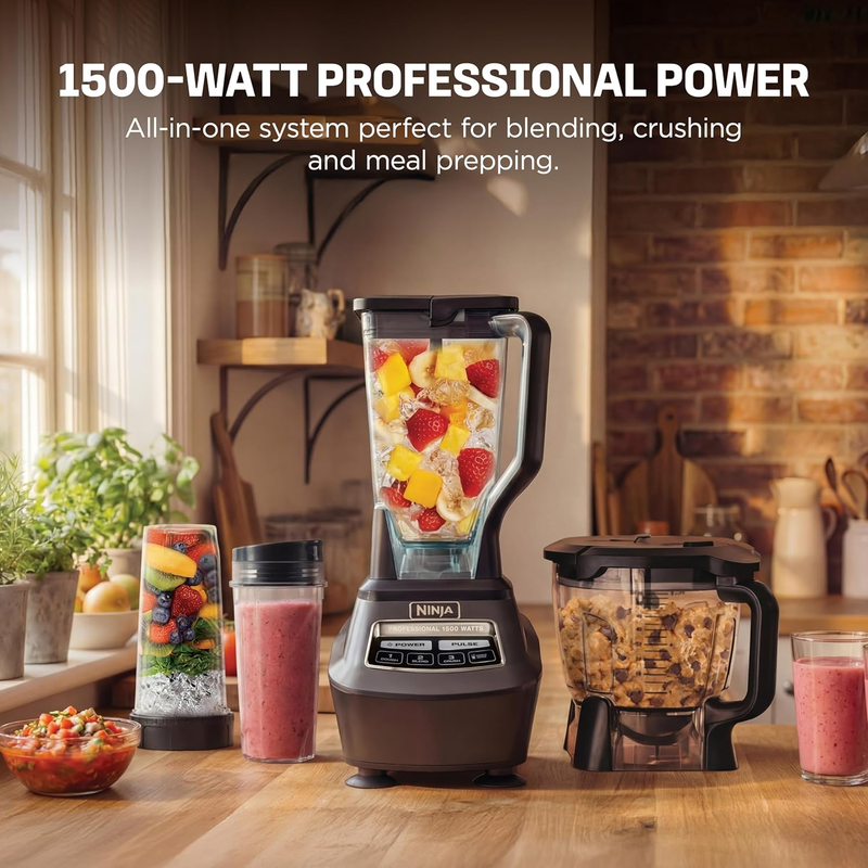 Ninja BL770 Kitchen System 1500W Blender Food Processor Set Black1