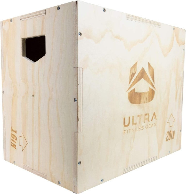 Wooden Plyo Box 31in Large Plyometric Jump Training Step-Up Squat Workout7