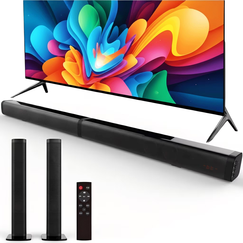 120W Bluetooth 5.0 TV Sound Bar 3D Surround Home Theater Split Soundbar0
