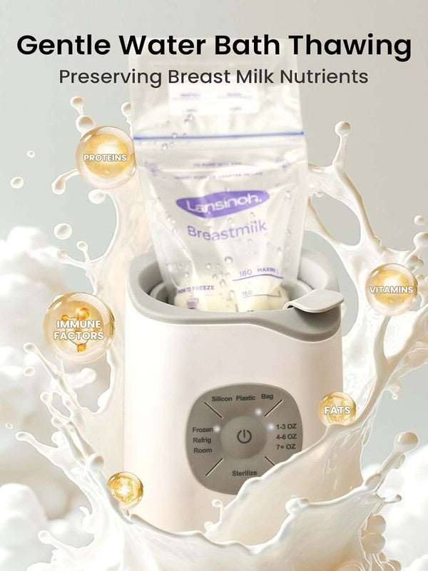 Fast Baby Bottle Warmer for Breastmilk & Formula w/ Thaw & Sterilize4