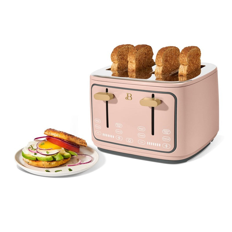 4-Slice Toaster with Touch-Activated Display, Rose by Drew Barrymore1