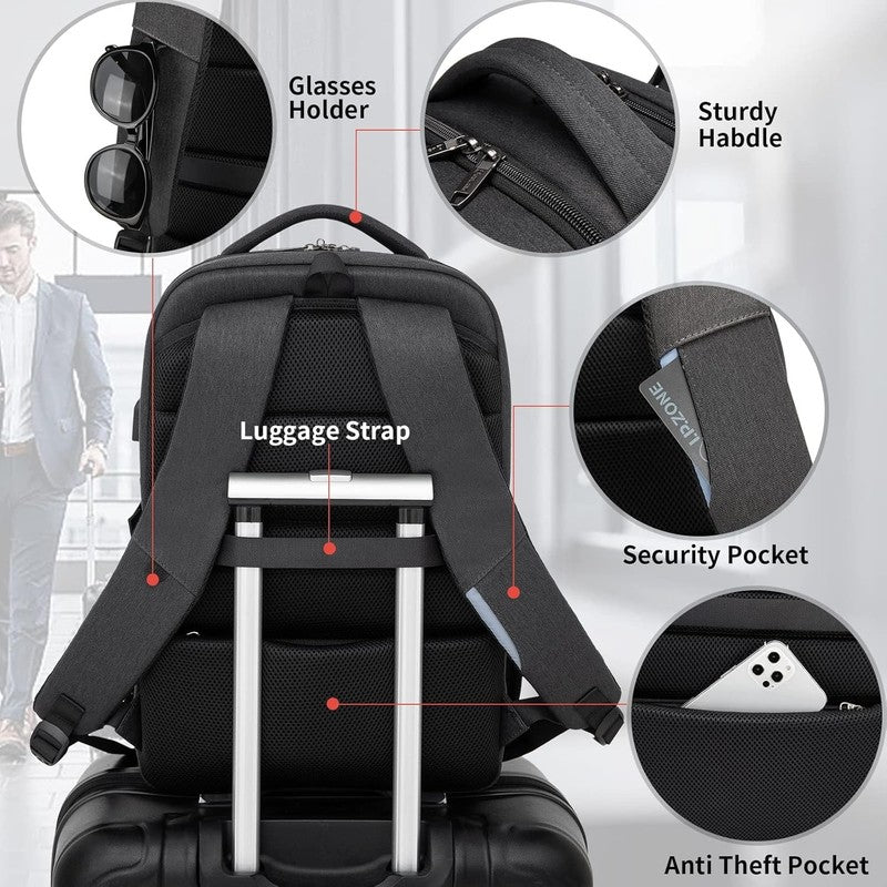 17 Inch Laptop Backpack for Travel Water Resistant College Backpack for Men/Wome6