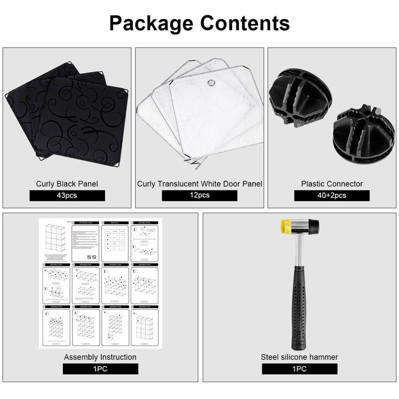 Portable 12-Cube Closet Organizer - Stylish Storage for Clothes & Accessories3