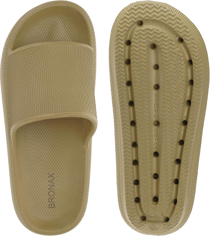 Pillow Slippers Women Men House Slides Cushioned Thick Sole Sandals6