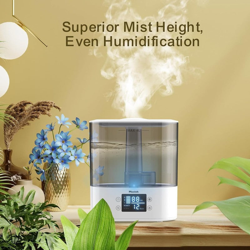 Humidifier 4L Cool Mist Top Fill Quiet 40H Auto Shut Off for Home Baby3