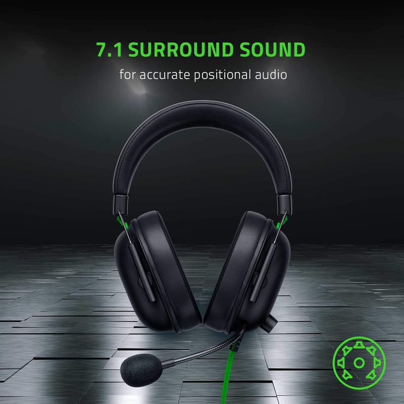 Blackshark V2 X Gaming Headset 7.1 Surround 50mm Drivers Memory Foam Black6