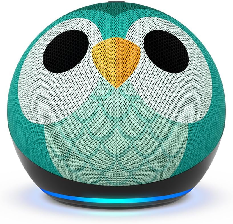 Echo Dot Kids (Newest Model) with Alexa, Parental Controls, 1 Year Kids+, Owl1