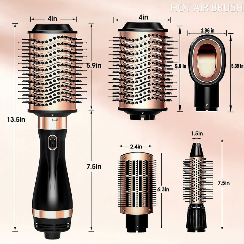 Hair Dryer Brush, Hot Air Brush, Blow Dryer Brush Tool Set Straightener/Dryer/Cu7