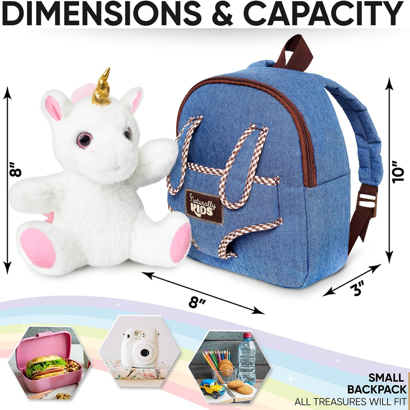 Toddler Backpack W Unicorn Toys, 2 Year Old Girl Birthday Gift, 3 Year Old Girl 3