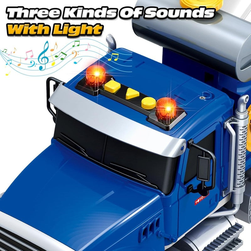 Large Mixer Truck Toy with Lights and Sounds for Kids Ages 3 6 Birthday Gift2