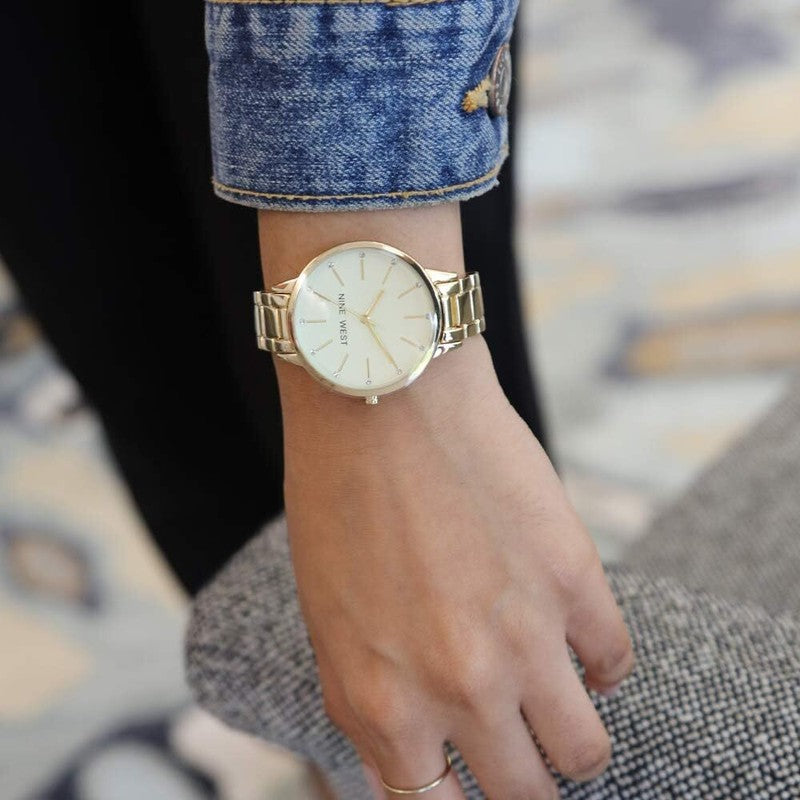Women'S Floral Dial Bracelet Watch1