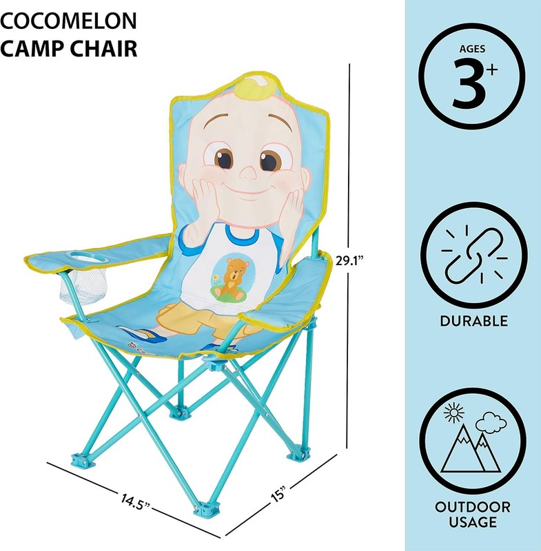 Kids Folding Camp Chair Portable Indoor Outdoor Travel Beach 3+2