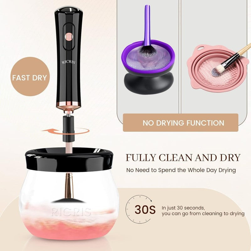 Electric Makeup Brush Cleaner and Dryer Machine   Super Fast Clean and Dry Make 2