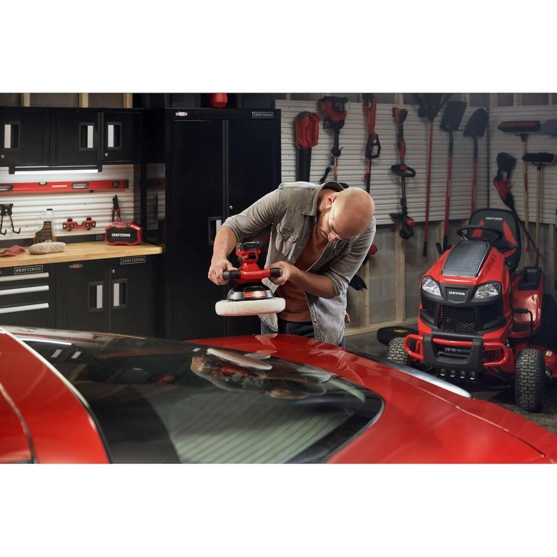 CRAFTSMAN V20 Cordless Buffer Polisher, Orbital Polisher for Car Detailing5