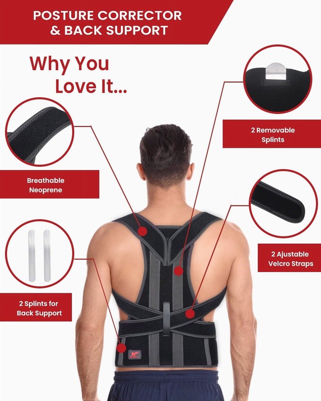 Back Brace Posture Corrector for Women and Men, Lower and Upper Back Pain Relief5
