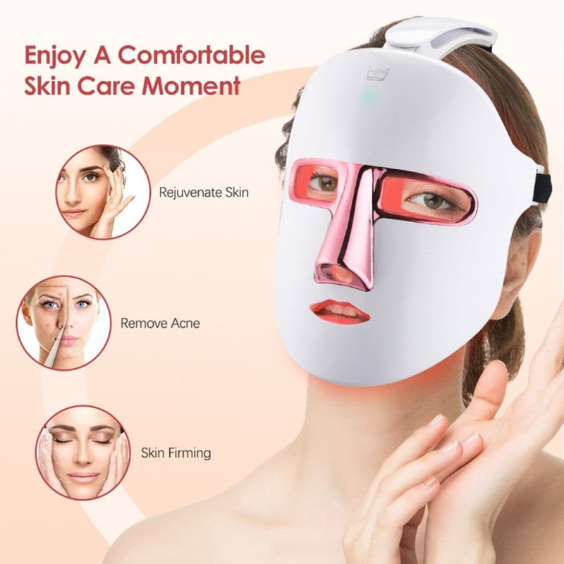 LED Face Mask, 7-Color Light Display for Relaxing Skincare Routines2