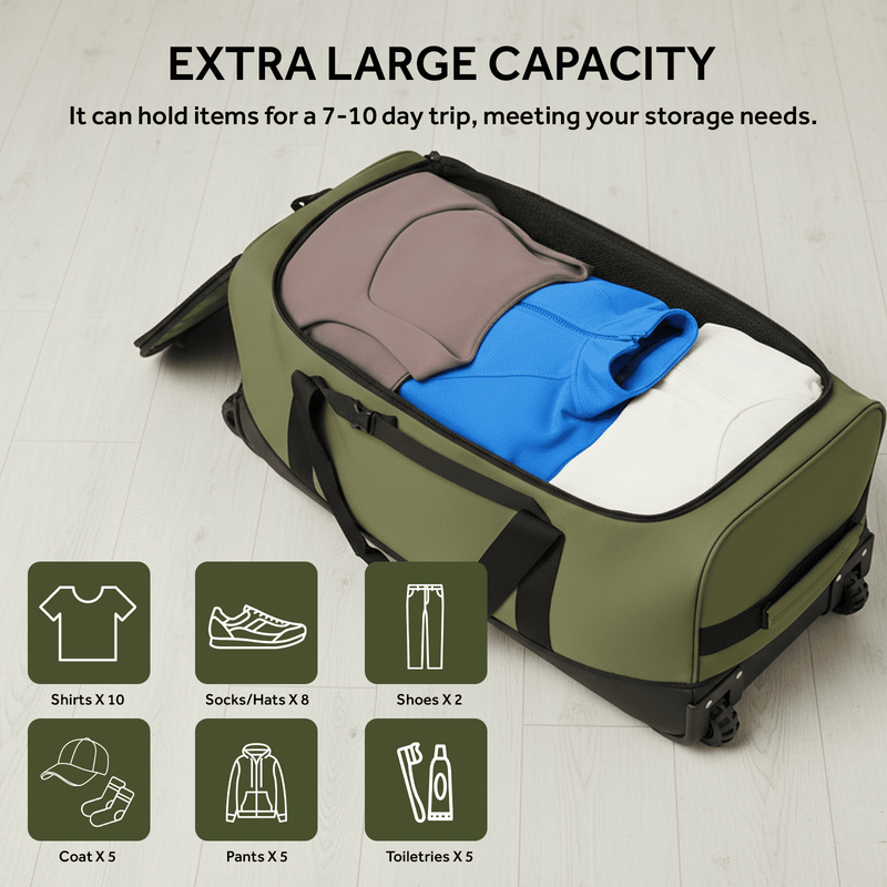 30in Rolling Duffle Bag Expandable 100-120L Waterproof Heavy Duty4