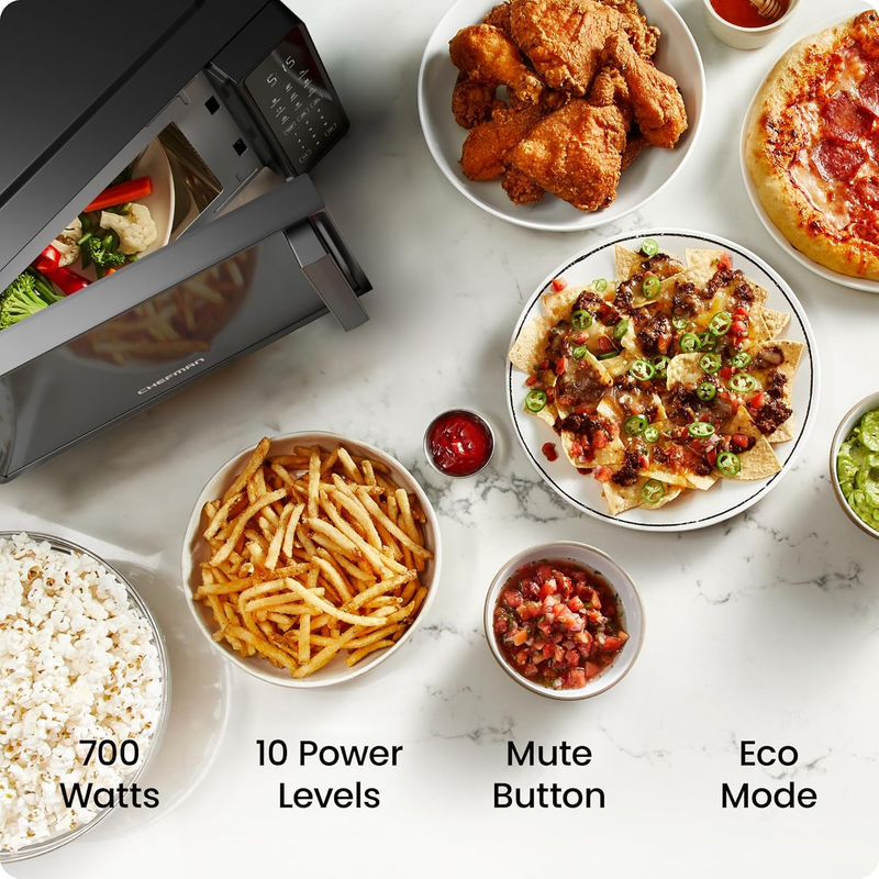 Countertop Microwave Oven 0.7 Cu. Ft., 700 Watts with 10 Power Levels, 6 Cooking1