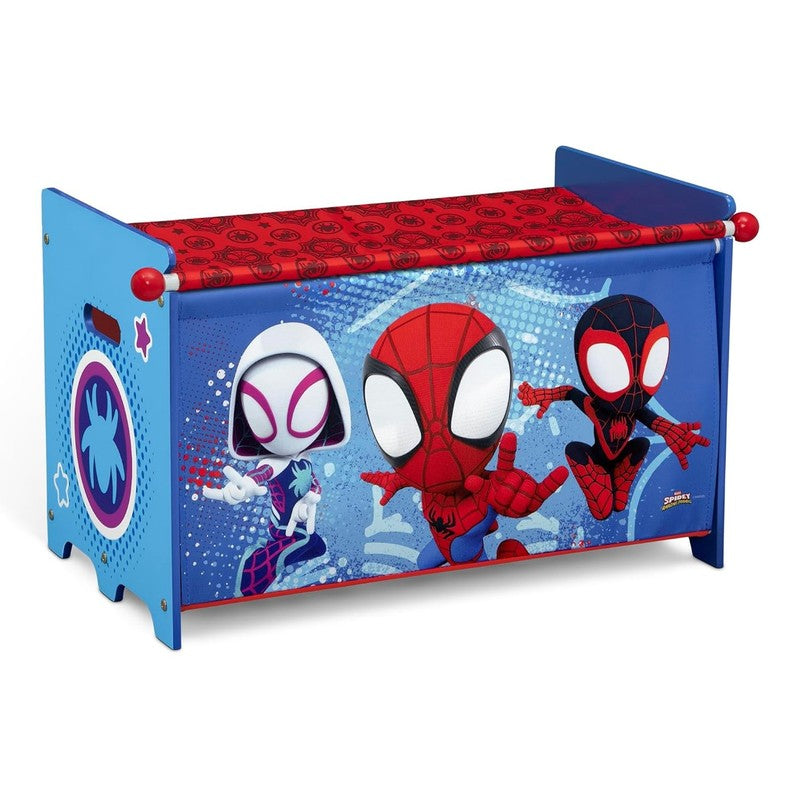 Spidey & His Amazing Friends 3-Piece Toddler Playroom Set Table Chair Toy Box4