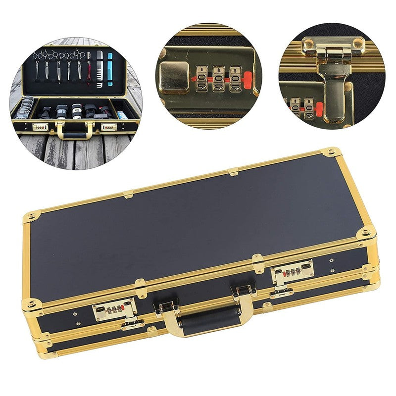 Portable Professional Barber Case, Stylist Tool Organizer Box, Hair Cutting Groo2