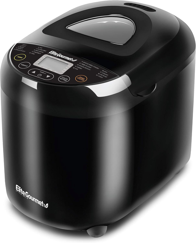 Bread Maker 2LB Black 3 Loaf Sizes 19 Menus Gluten Free0