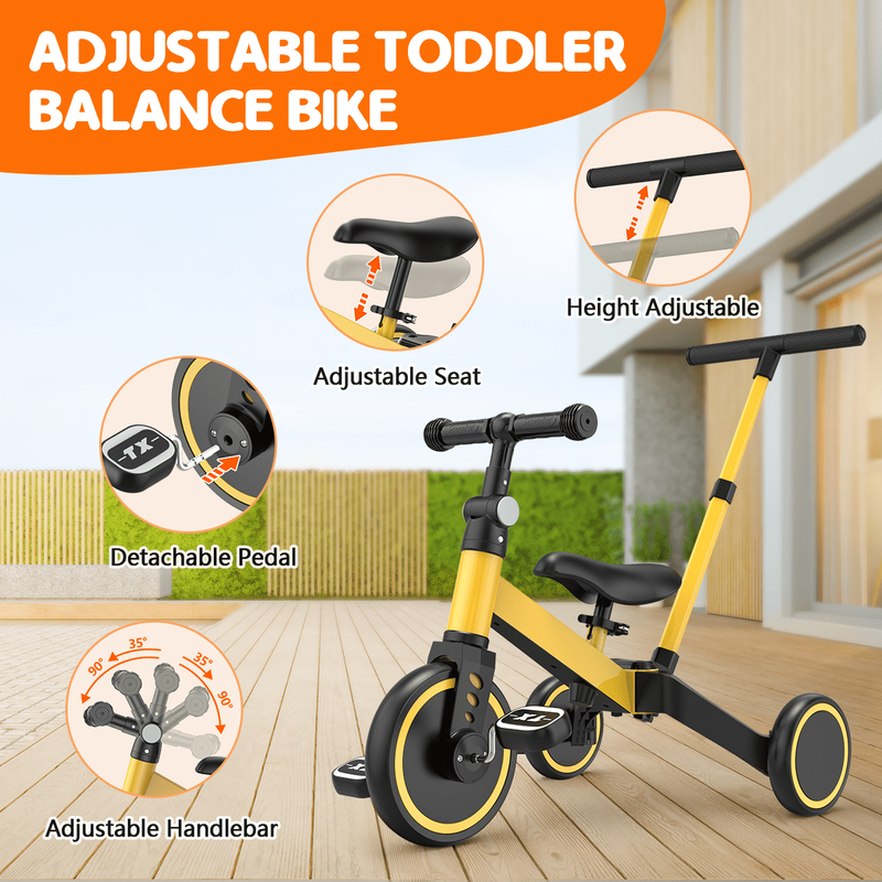 4 in 1 Toddler Bike, Kids Tricycle for 1 5 Years Old, Toddler Tricycle for Boy G8