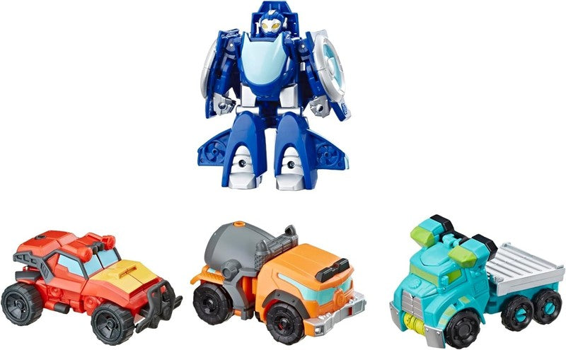 Heroes Transformers Rescue Bots Academy Rescue Team Pack, 4 Collectible 4.5" Con1