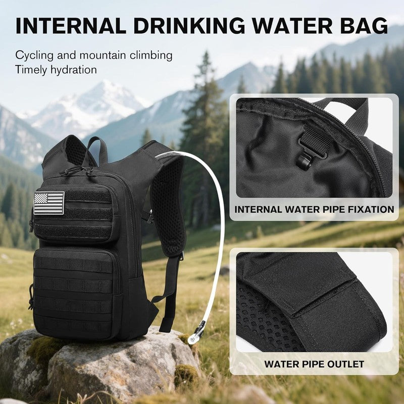 Hydration Backpack with Water Bladder for Hiking Tactical Hydration Pack for Men8