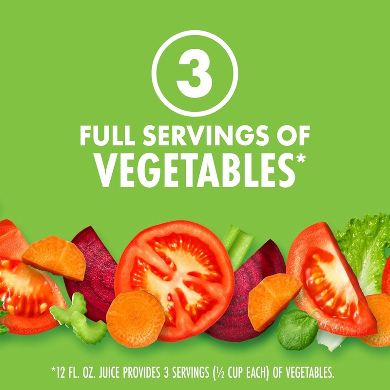 Original 100% Vegetable Juice, 12 Fl Oz Bottle (12 Pack)3