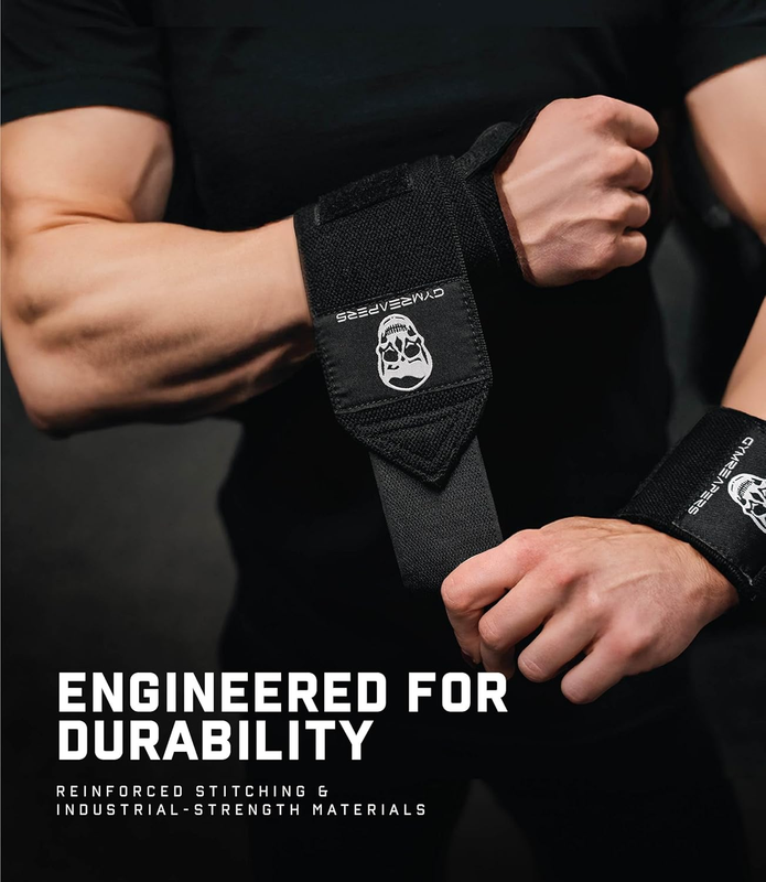 Weightlifting Wrist Wraps (IPF Approved) 18" Professional Quality Wrist Support 2