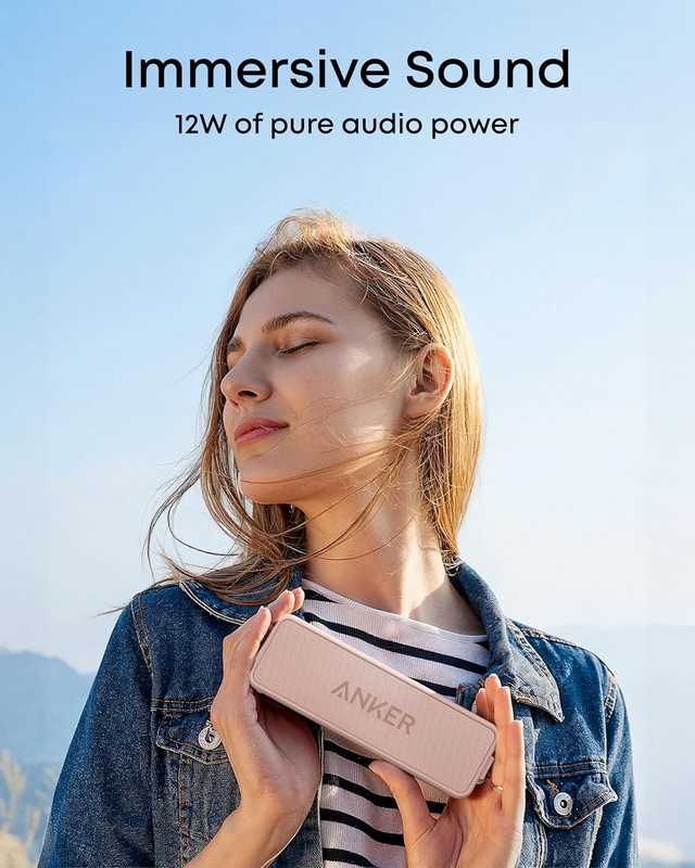 Anker Soundcore 2 Portable Bluetooth Speaker IPX7 Waterproof Bluetooth 52