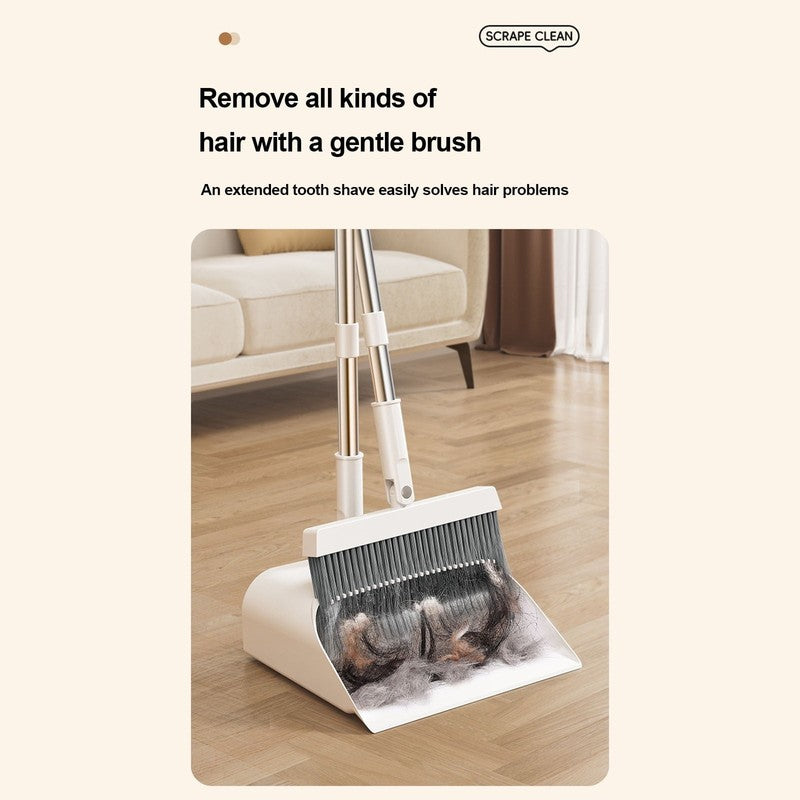 Broom and Dustpan Combo Set for Home Clearance   Heavy Duty Cleaning Tools   10X4