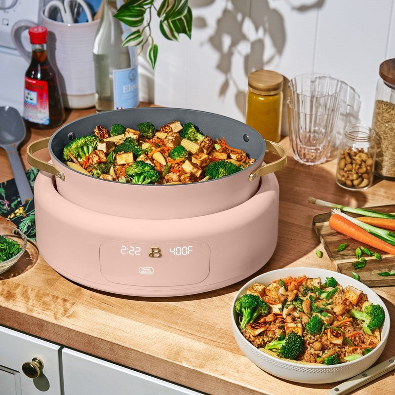 10 in 1, 6 Qt Electric Multi Cooker, Rose by Drew Barrymore11