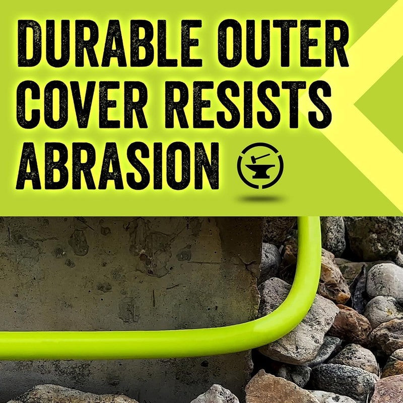Garden Hose 5/8 In. X 100 Ft., Lightweight All-Weather Water Hose, Durable and F5