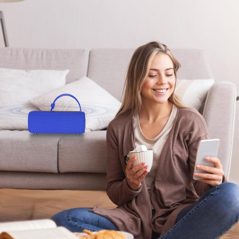 Bluetooth Speaker, IPX5 Waterproof, RGB Lights, BT5.3, TWS, Long Playtime, Blue5