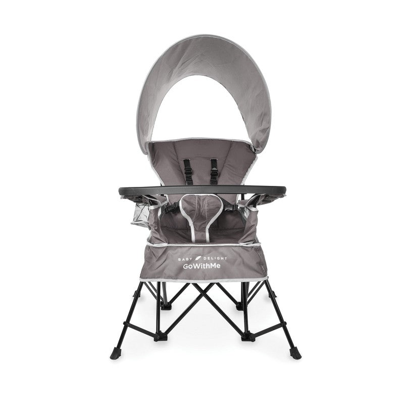 Go with Me Jubilee Deluxe Portable Infant Chair, Removable Canopy, Gray9
