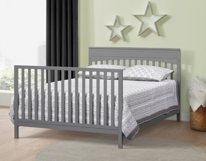 Harper 4-in-1 Convertible Crib Dove Gray GREENGUARD Gold Wooden5