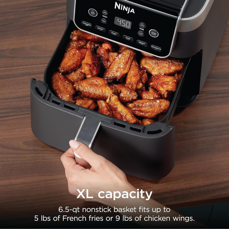 Ninja AF181 XL 6.5QT Air Fryer Max Crisp 6 in 1 Air Fry Roast Bake Grey8