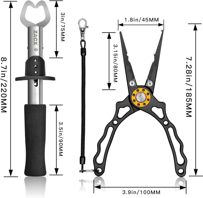 Upgraded Fish Lip Gripper Pliers - Multi-Function Tool for Fishing Enthusiasts4