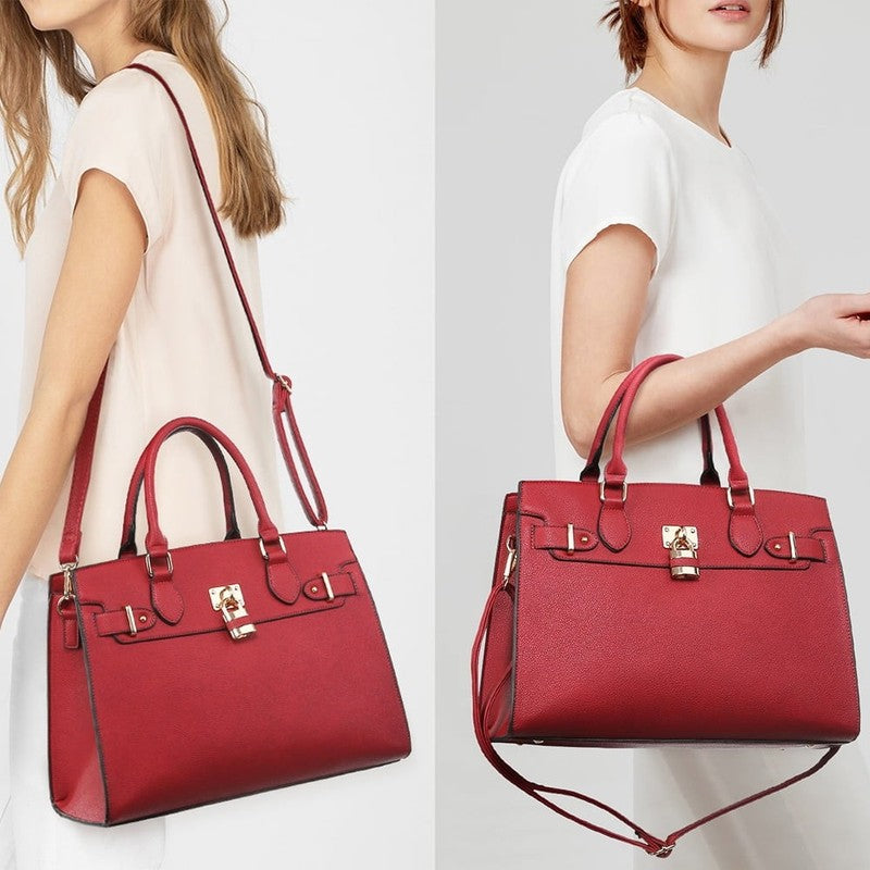 Women Handbag Purse Shoulder Top Handle Satchel Tote Work Bag Clutch1