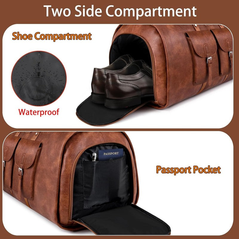 2in1 Garment Duffle Bag 3Pc Set Hanging Suit Travel Carry On5