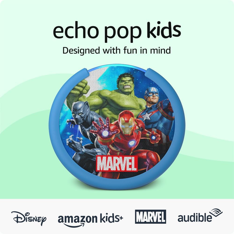 Echo Pop Kids (Newest Model) with Parental Controls, 6 Month Kids10